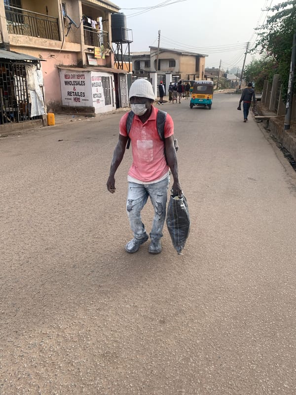 Morning pedestrian activity observed across Jos, Nigeria streets