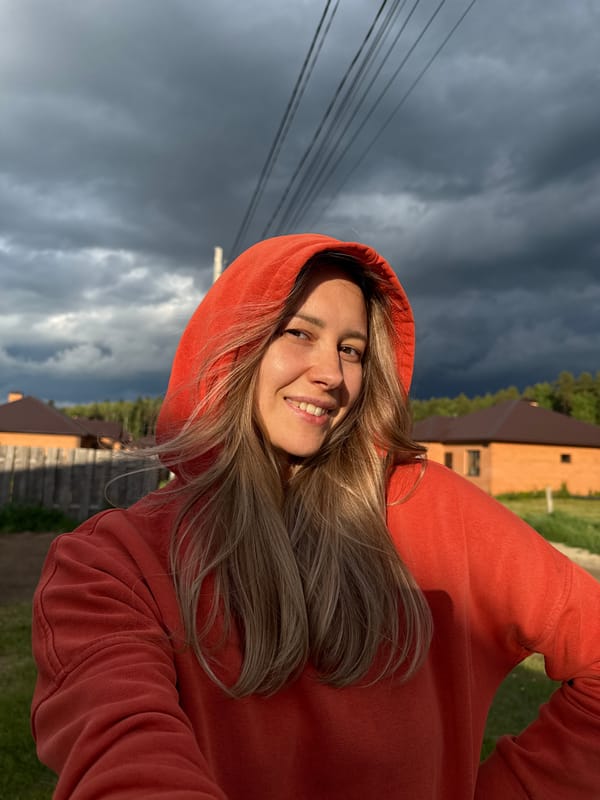 Family outing documented in Chaikovsky, Russia on May afternoon