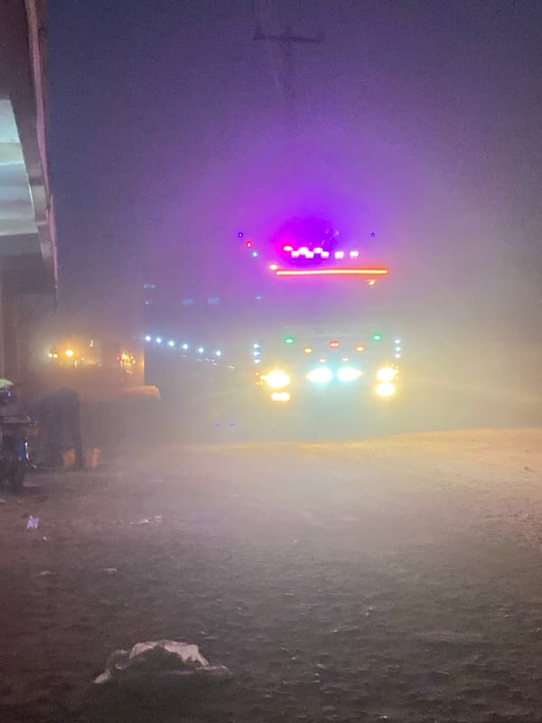 Evening vehicle activity observed in Tudun Wada, Nigeria streets