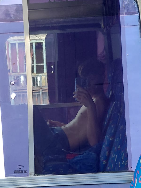 Bus ride and market shopping documented in Porlamar, Venezuela