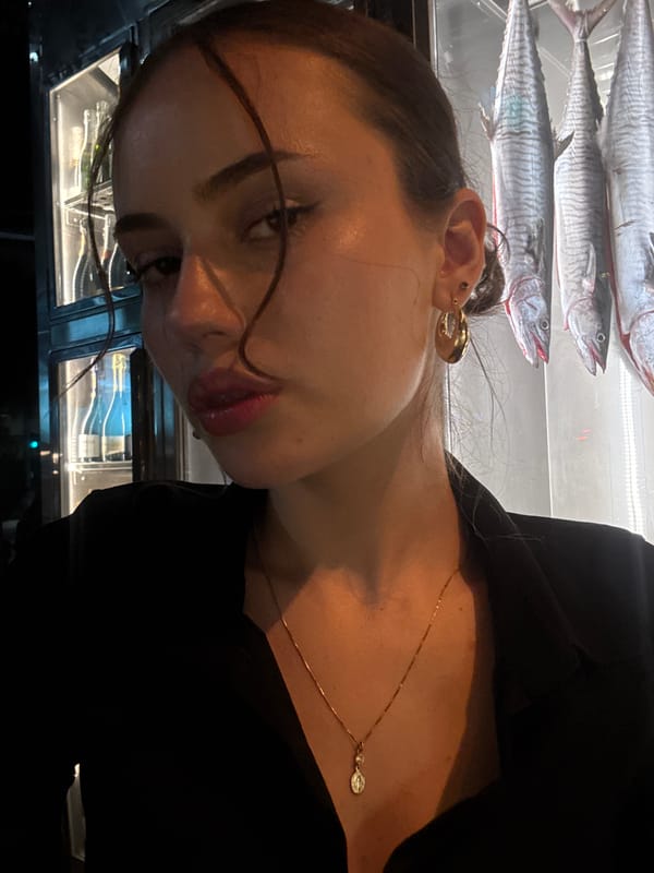 Dinner documented from fish selection to empty plates in Tel Aviv