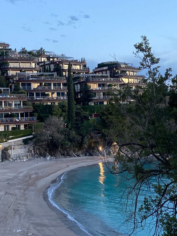 Artistic documentation of Montenegro coastal architecture in Budva
