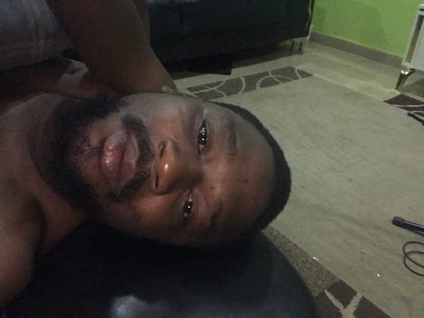 Abuja resident documents personal tech setup during evening session