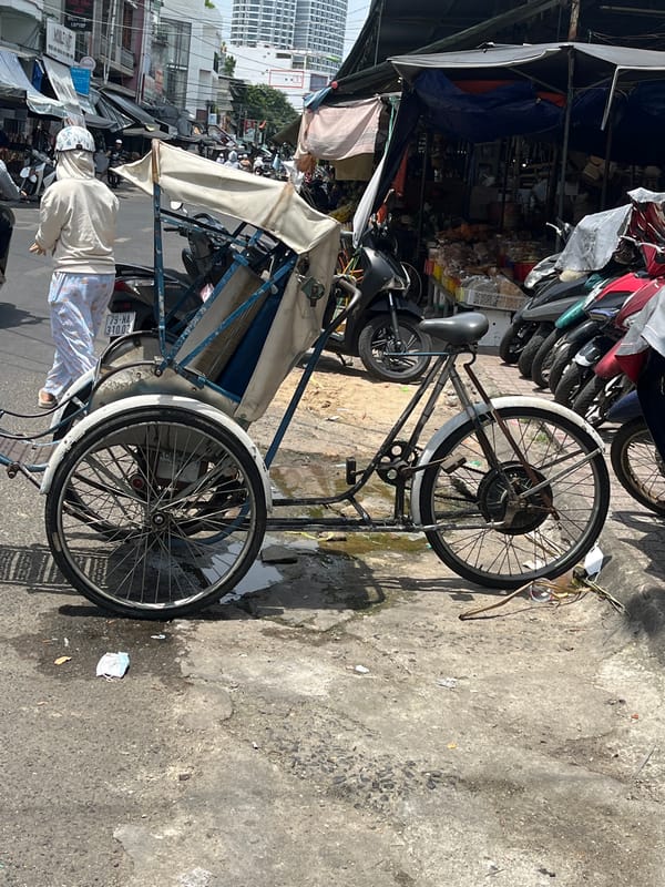 Early morning street life captured in Nha Trang Ward