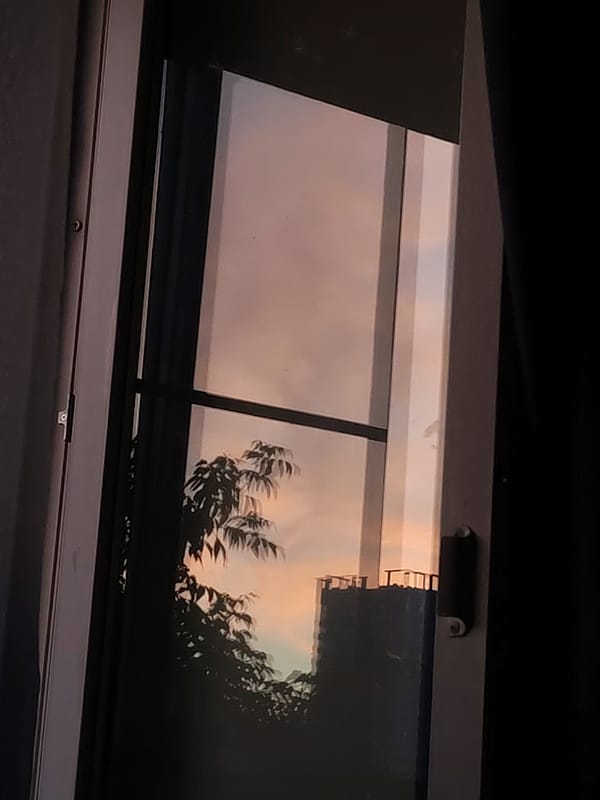 Sunset observations and personal moments captured in Izhevsk