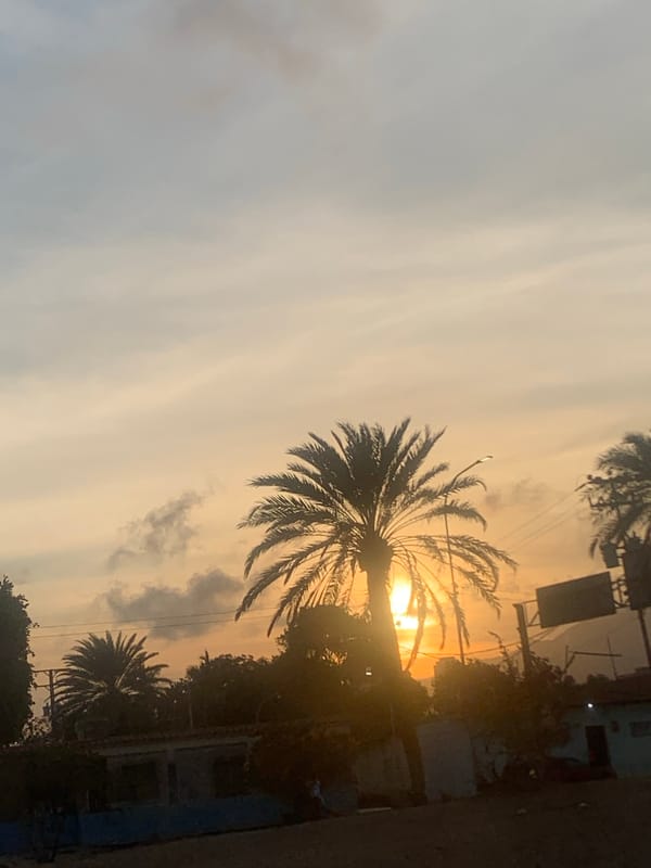 Golden sunset observed across Porlamar, Venezuela coastline