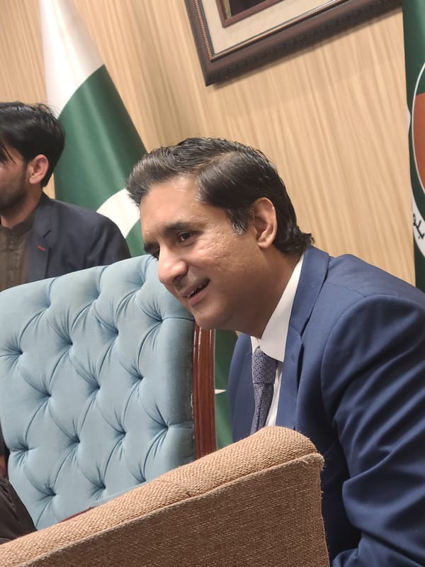 Indoor scenes documented in Quetta including formal meeting, overgrown yard