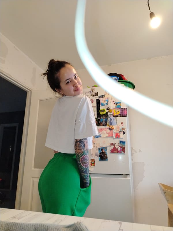 Woman observed in kitchen during late night hours