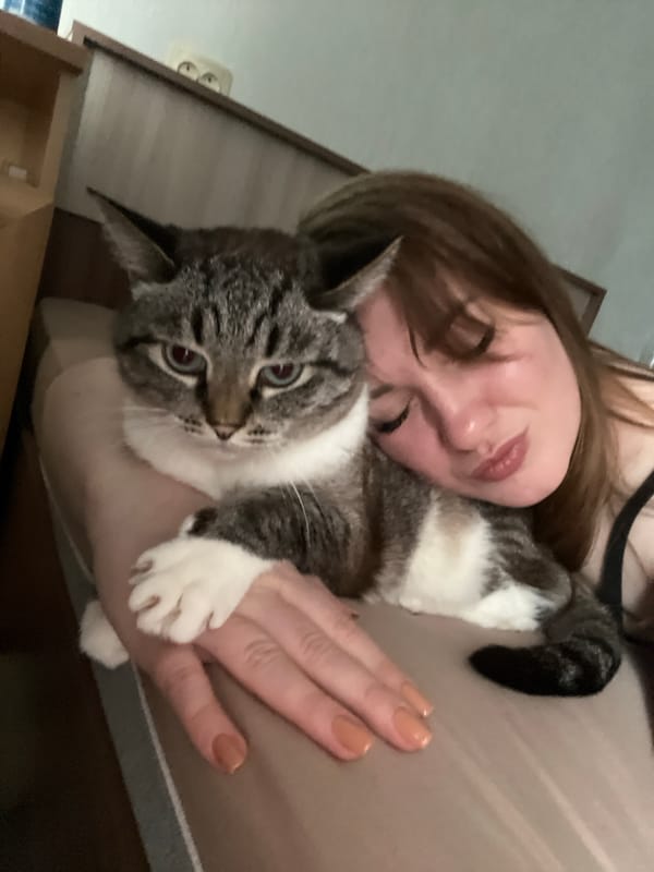 Morning selfies and pet photos captured in Chaikovsky, Russia