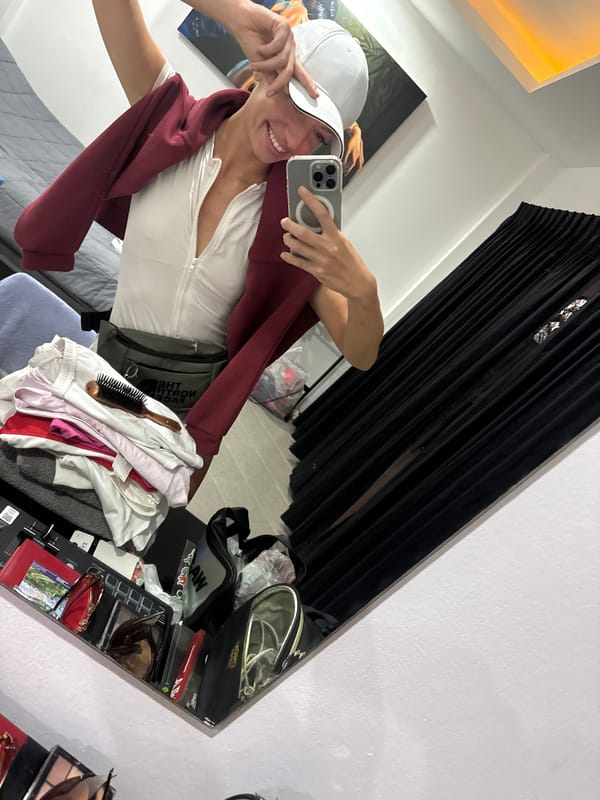 Woman takes selfies in Baan Chaweng residence