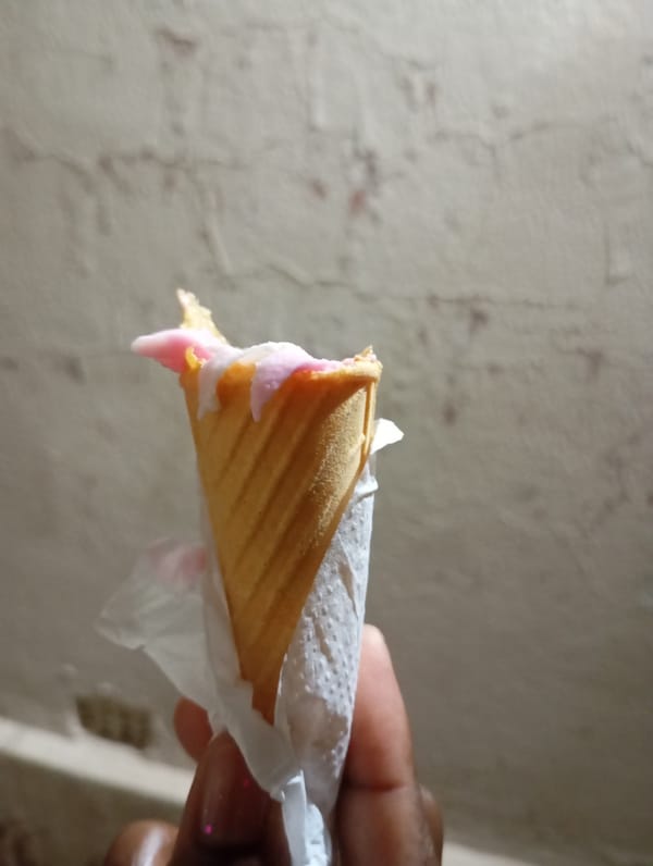 Johannesburg residents share ice cream, evening street moments