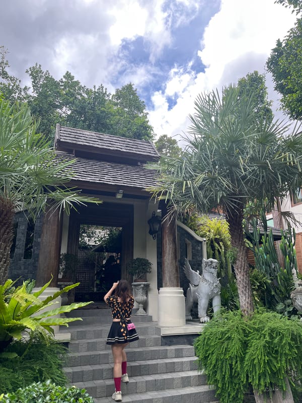 Exploring a quirky garden venue in Suthep, Thailand