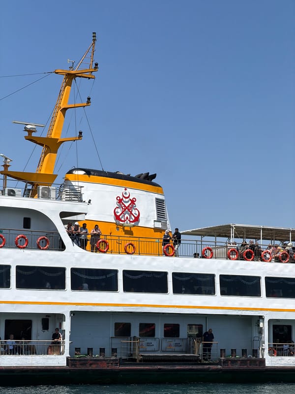 Kadıköy waterfront morning — ferries, streets, and neighborhood life