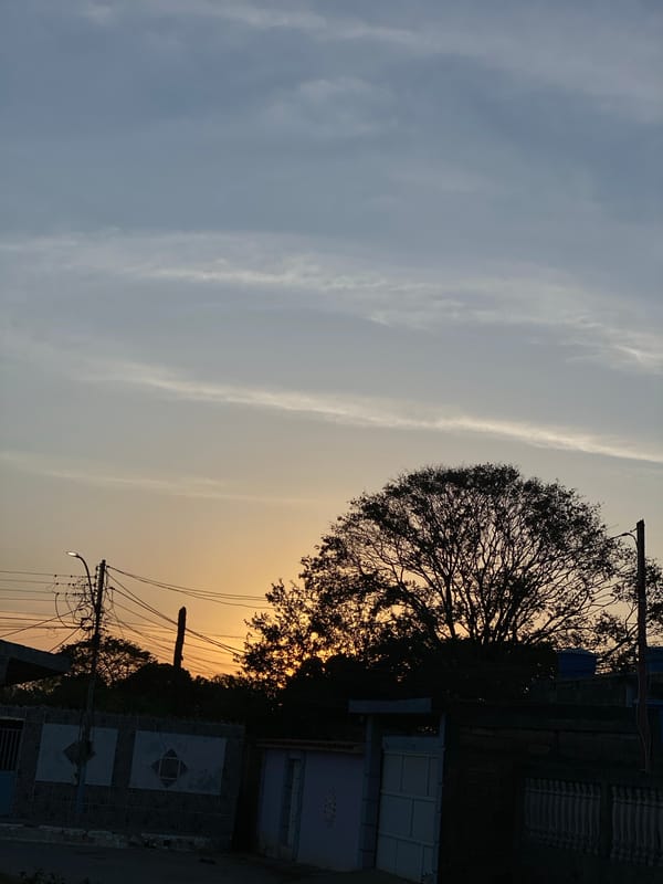 Sunset street scenes documented across Juan Griego, Venezuela