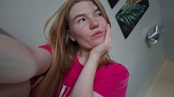 Early morning selfies and pet photos documented in Chaikovsky