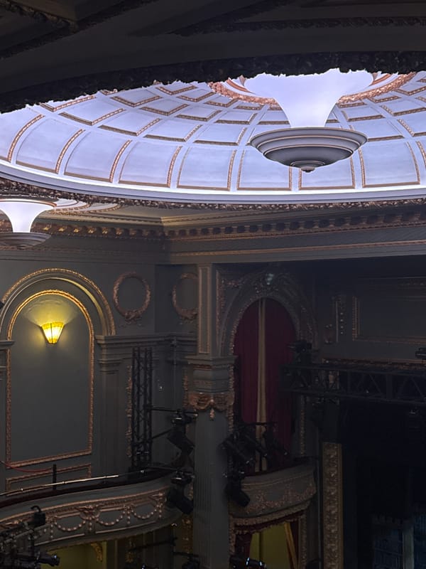 London theater performance captured during evening show