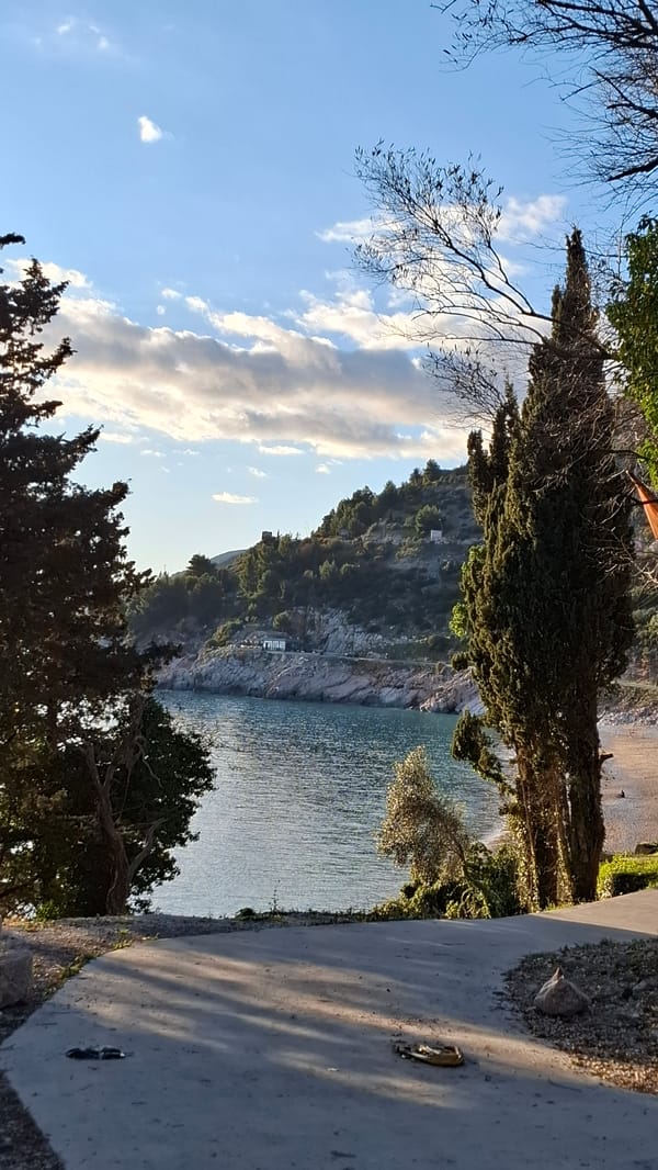 Abandoned coastal structures documented in Podbadac, Montenegro
