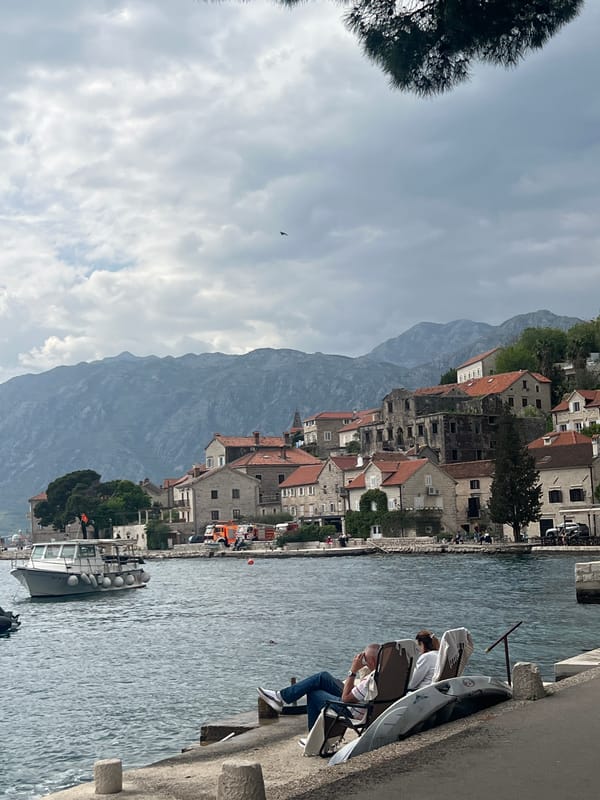 Tourist captures scenic moments in historic Perast, Montenegro