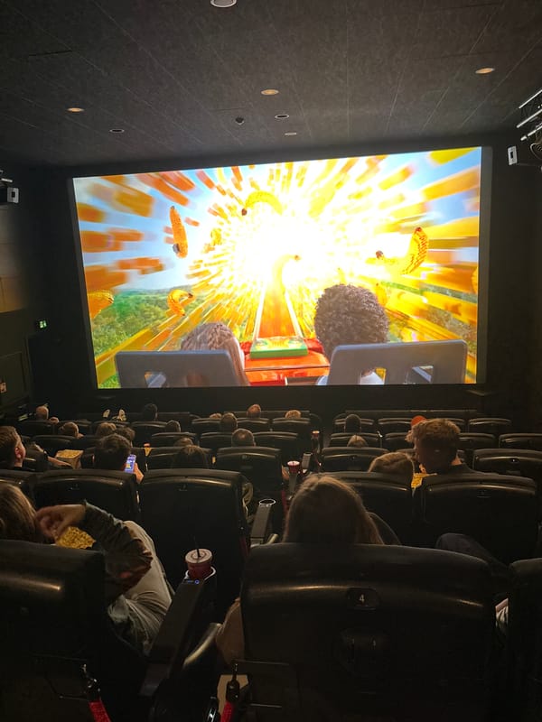 Women take selfie at Copenhagen 4DX theater