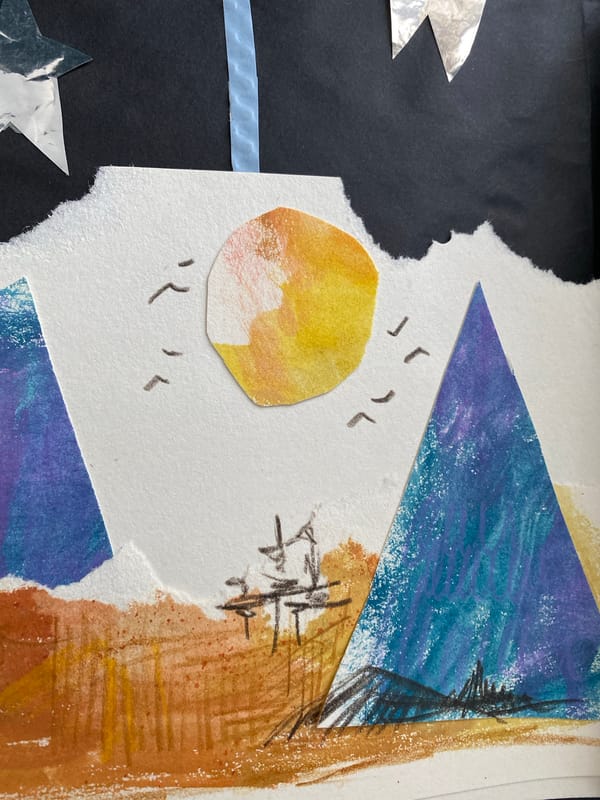 Artist creates mixed-media collages and drawings in Đà Lạt