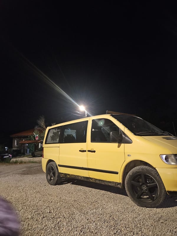 Evening in Zlataritsa: van, scooter, and personal snapshots