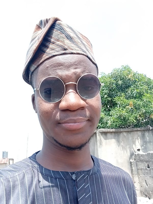 Man in striped attire photographed in Minna, Nigeria