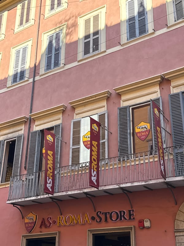 Tourist documents Rome walking tour through historic sites and streets