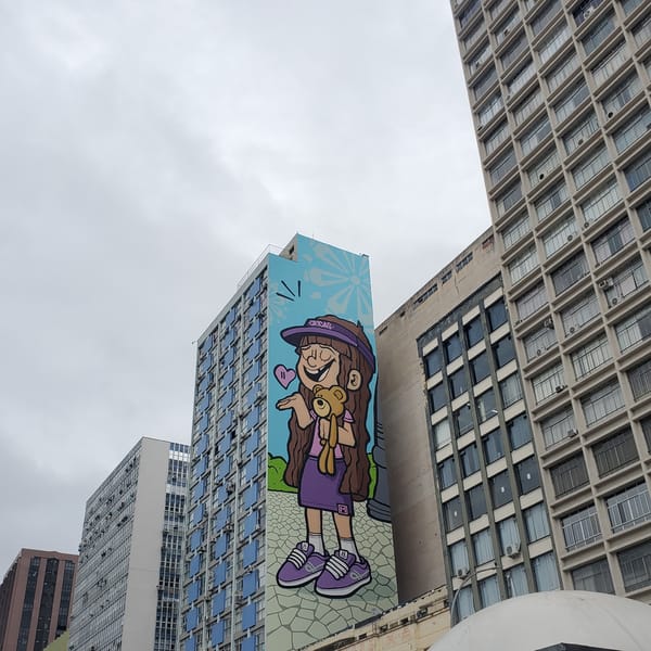 Street art and decorated buildings documented in Curitiba