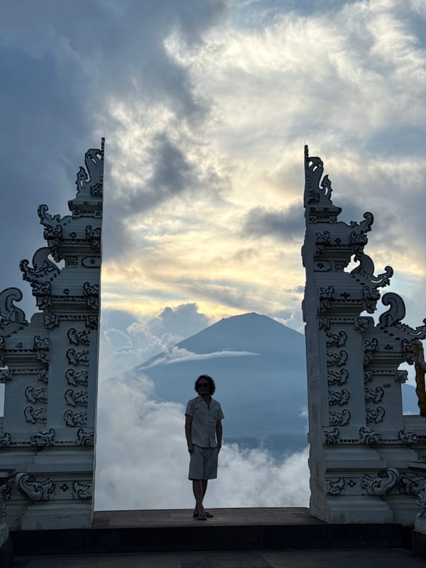 Morning sightseeing and travel documented in Abang, Indonesia mountains