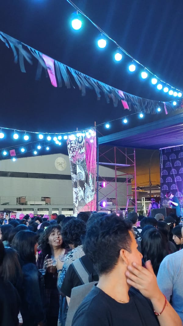 EMO MARCIANA band performs outdoor concert across Lima districts