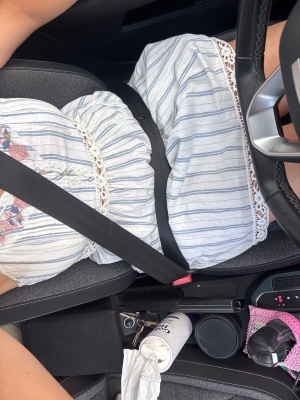 Driver spotted in embroidered top in San Andrés Cholula