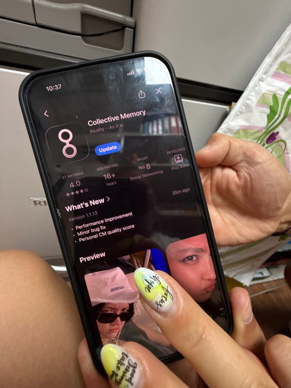 Collective Memory app previews and a quiet Aksakovo park