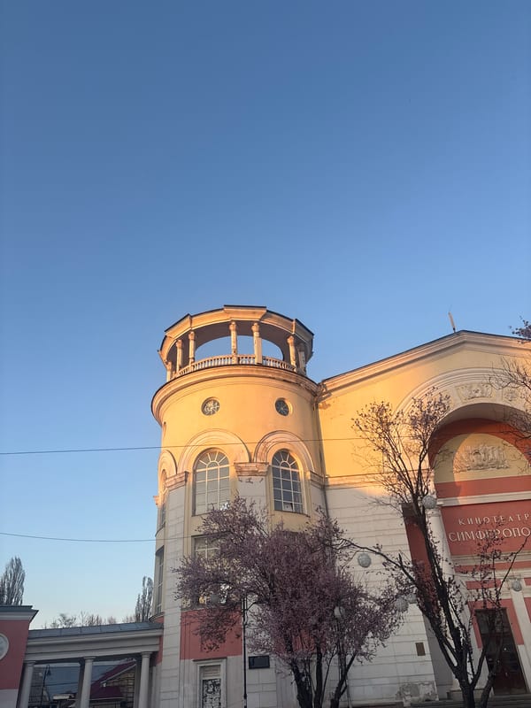 Architectural tour documented in Simferopol, Ukraine