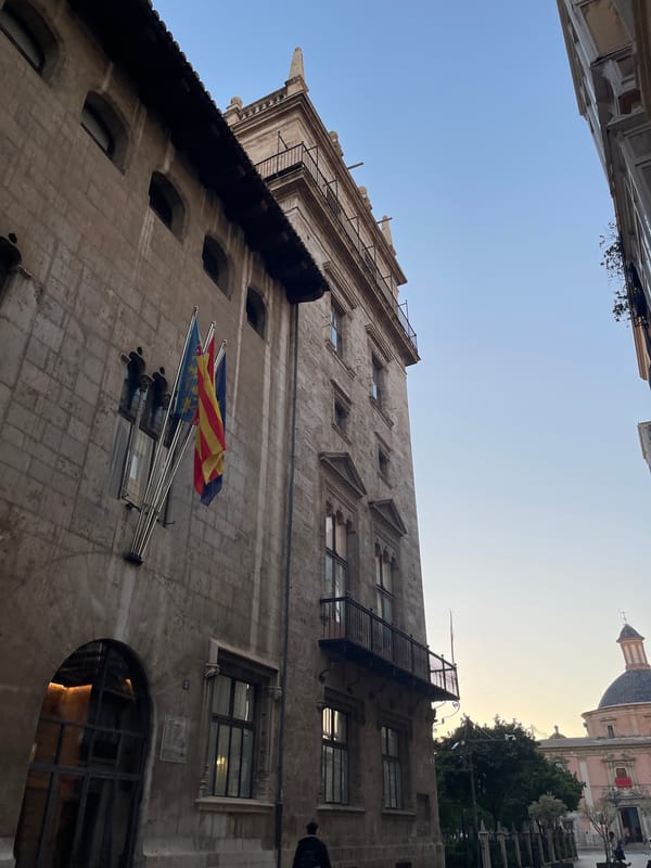 Valencia's Historic Architecture Documented in Early Morning Square Views