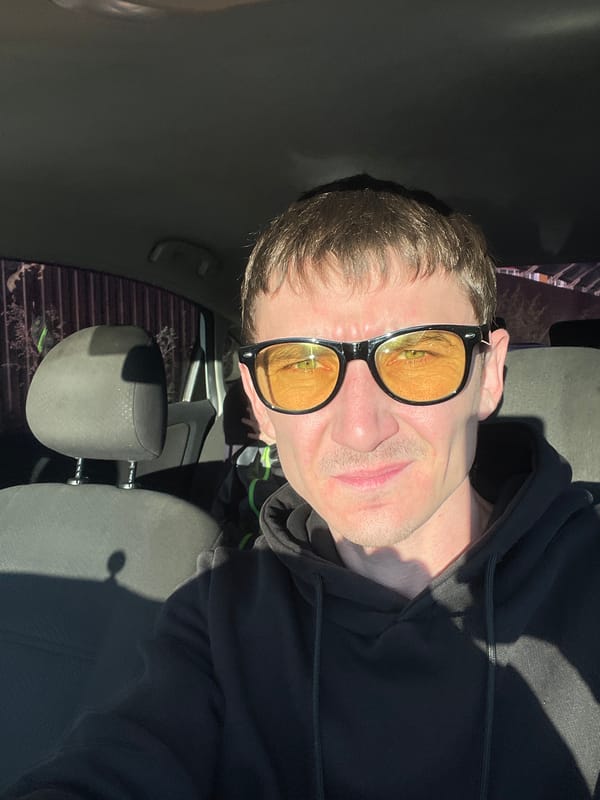 Quick car selfie session in Laishevo, Russia