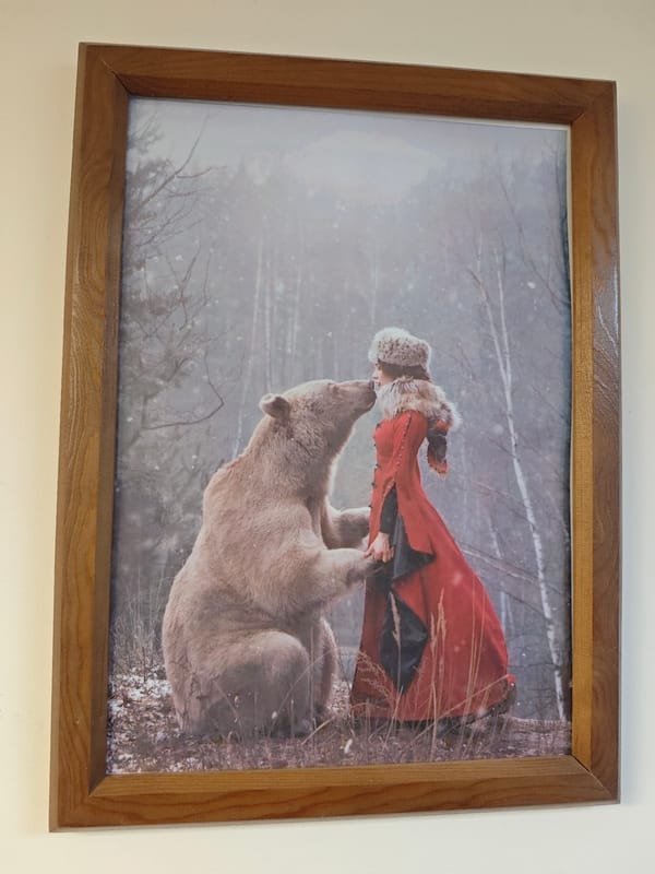 Quiet domestic moments captured across Russian location during afternoon