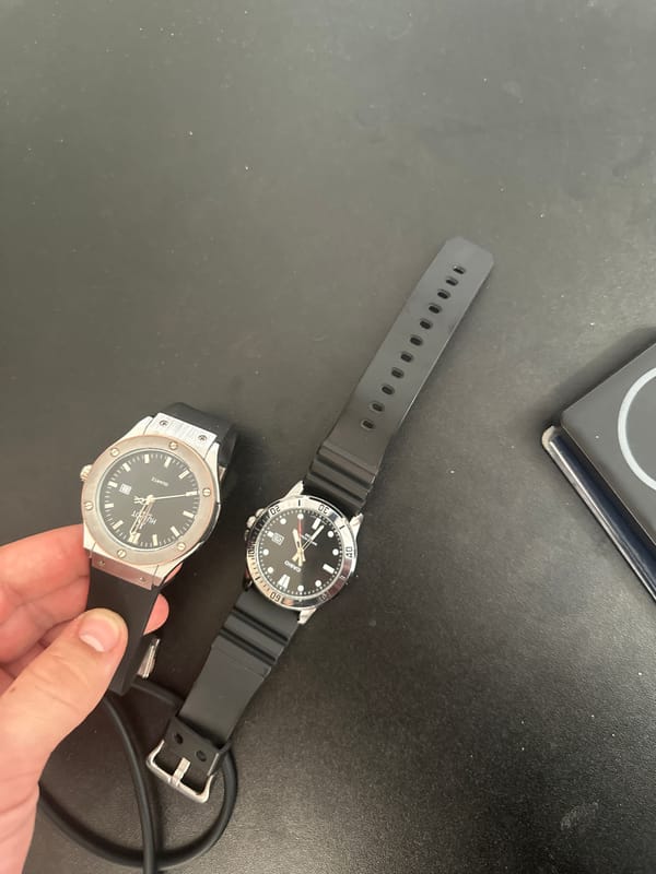 Personal items and watches photographed in Nizhny Novgorod