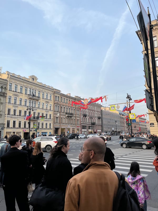 Street scenes and monuments documented in St. Petersburg celebration