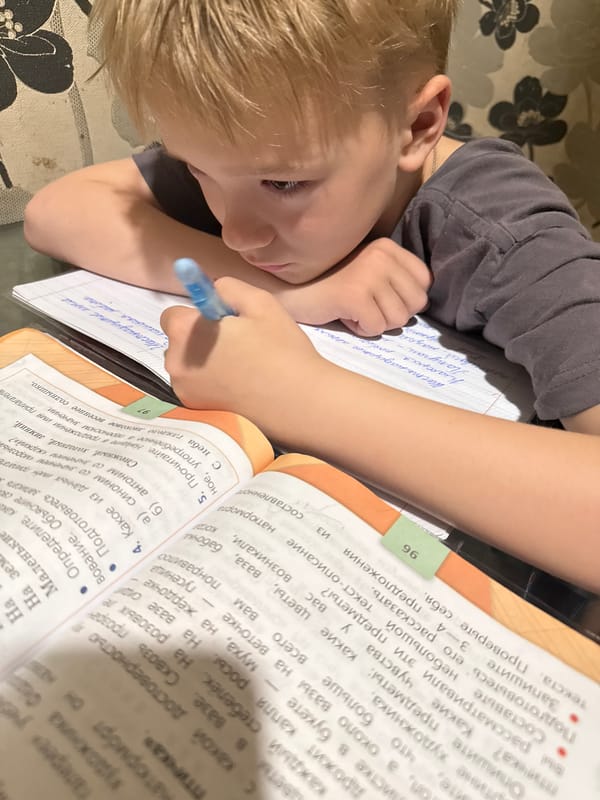 Domestic scenes captured in Dmitrov homes during evening hours