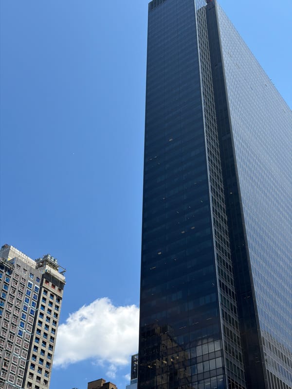 Midtown Manhattan streets and landmarks on a sunny afternoon