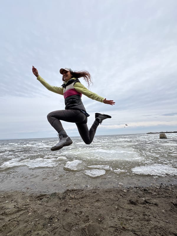Woman photographed in various poses across Ulyanovsk locations
