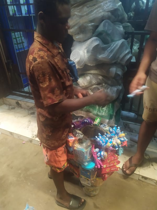 Urban street vendors and informal commerce documented across locations