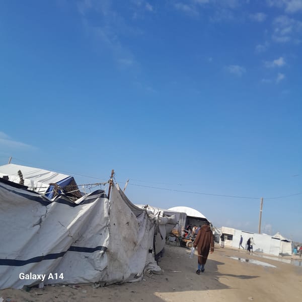 Daily life documented in Khan Yunis settlement areas