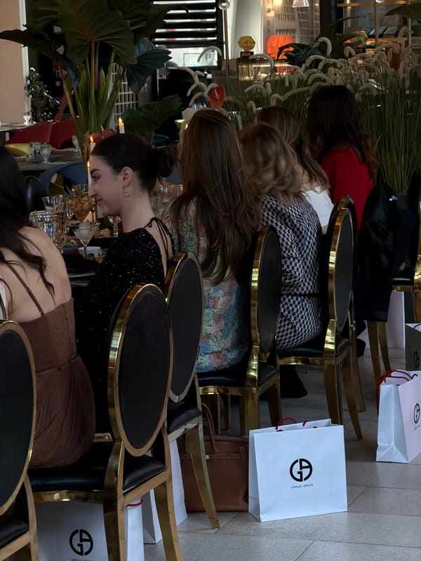 Restaurant patron documents dining experience with DJ entertainment in Budva