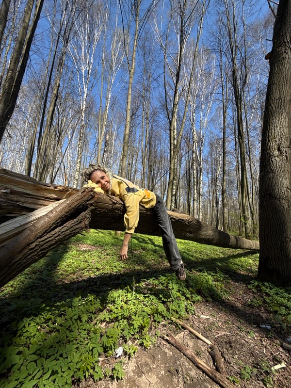 Mother and child enjoy outdoor activities in Rusanovo forest