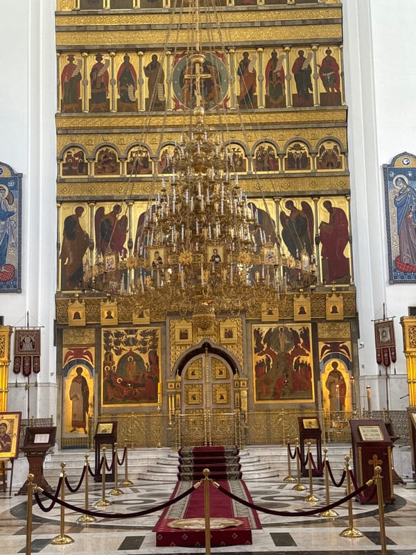 Inside Holy Transfiguration Cathedral, Tolyatti