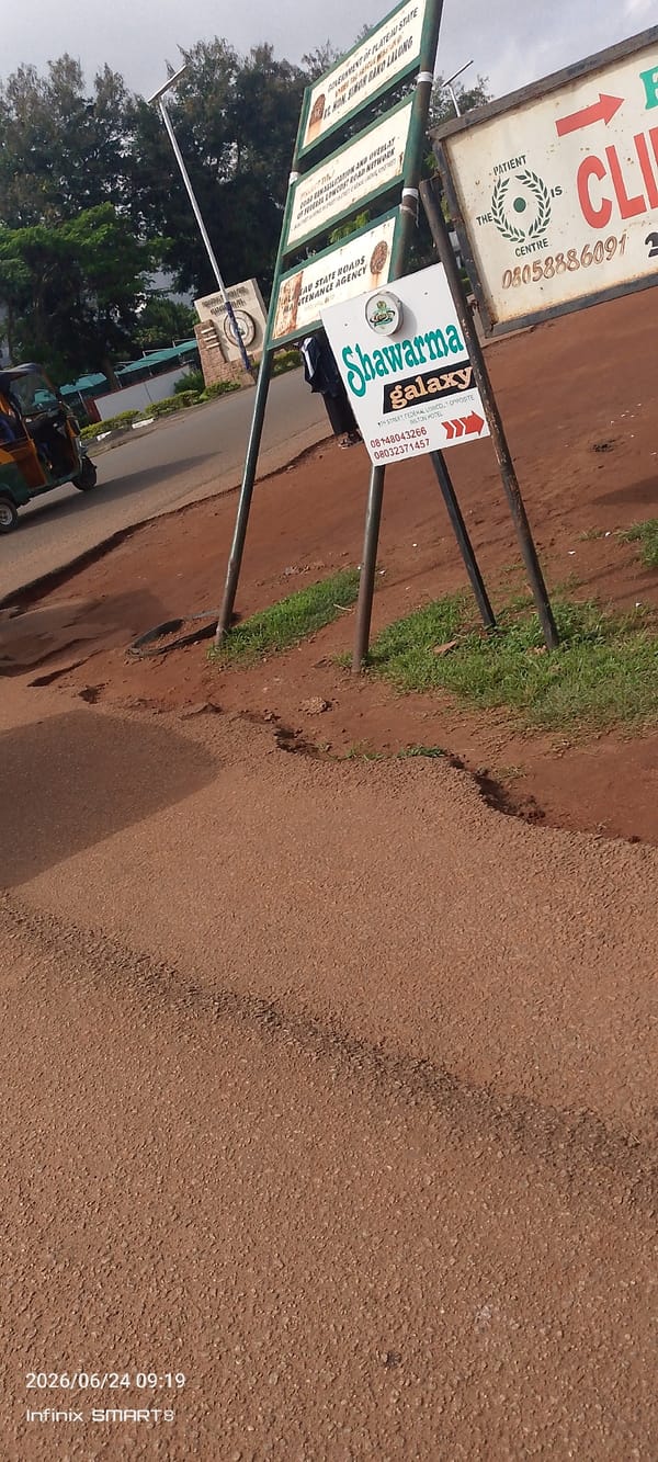 Morning street scenes across central Jos, Nigeria