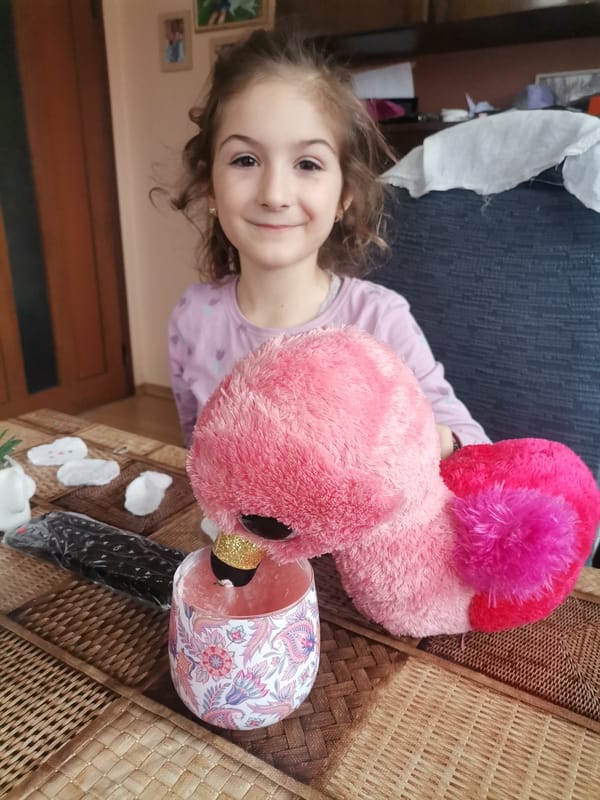 Children play with toys during indoor family time