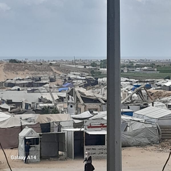 Displacement scenes documented in Khan Yunis refugee areas