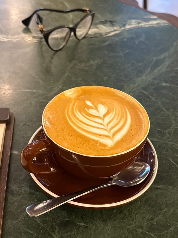 Coffee service captured at Cape Town bar establishment